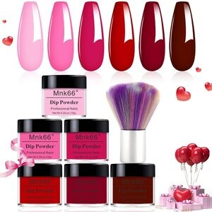 6 Colors Dip Powder Set